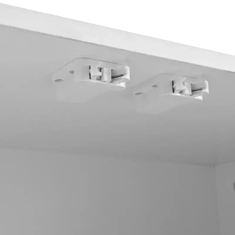Meuble de rangement minimaliste à 4 portes avec étagères réglables