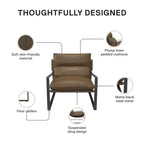 Fauteuil d'appoint Gatsby en tissu capitonné