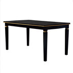 Ensemble de salle à manger 6 pièces avec 4 chaises et un banc, table de 152 cm, pour salle à manger à domicile