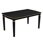 Ensemble de salle à manger 6 pièces avec 4 chaises et un banc, table de 152 cm, pour salle à manger à domicile
