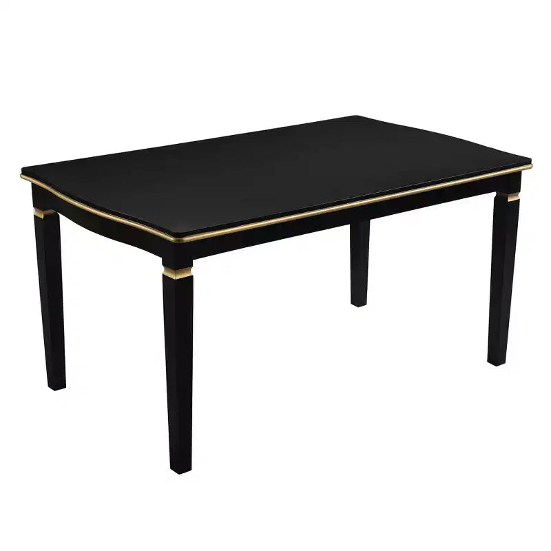 Ensemble de salle à manger 6 pièces avec 4 chaises et un banc, table de 152 cm, pour salle à manger à domicile
