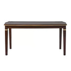Ensemble de salle à manger 6 pièces avec 4 chaises et un banc, table de 152 cm, pour salle à manger à domicile