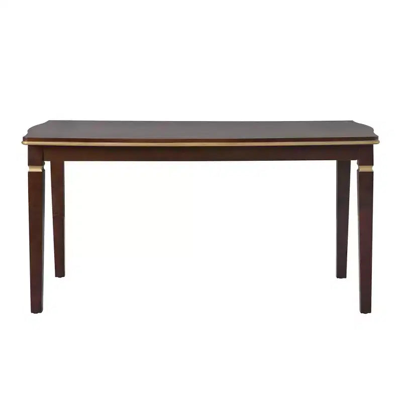 Ensemble de salle à manger 6 pièces avec 4 chaises et un banc, table de 152 cm, pour salle à manger à domicile