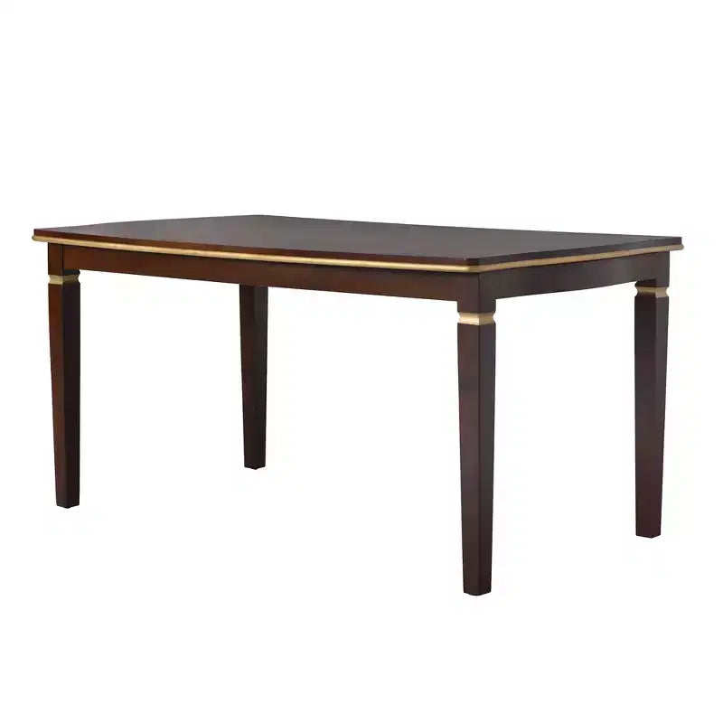 Ensemble de salle à manger 6 pièces avec 4 chaises et un banc, table de 152 cm, pour salle à manger à domicile