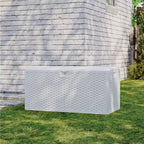 Coffre de rangement en résine étanche grand modèle de 454 litres pour l'intérieur et l'extérieur, conteneur de rangement verrouillable pour les outils de jardin et le mobilier de patio