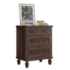 Commode vintage à 4 tiroirs avec pieds fuselés, pour chambre, salon ou entrée