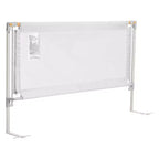 VEVOR 3 Piece Toddler Bed Rail, Kids Beds Guard Rail with Reinforced Iron Pipe and Oxford Cloth, Adjustable Height Bed Side Railing, 3 Sides, Gray