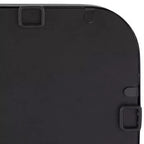 Lot de 2 miroirs rectangulaires à bords arrondis Soren Black 24 x 34