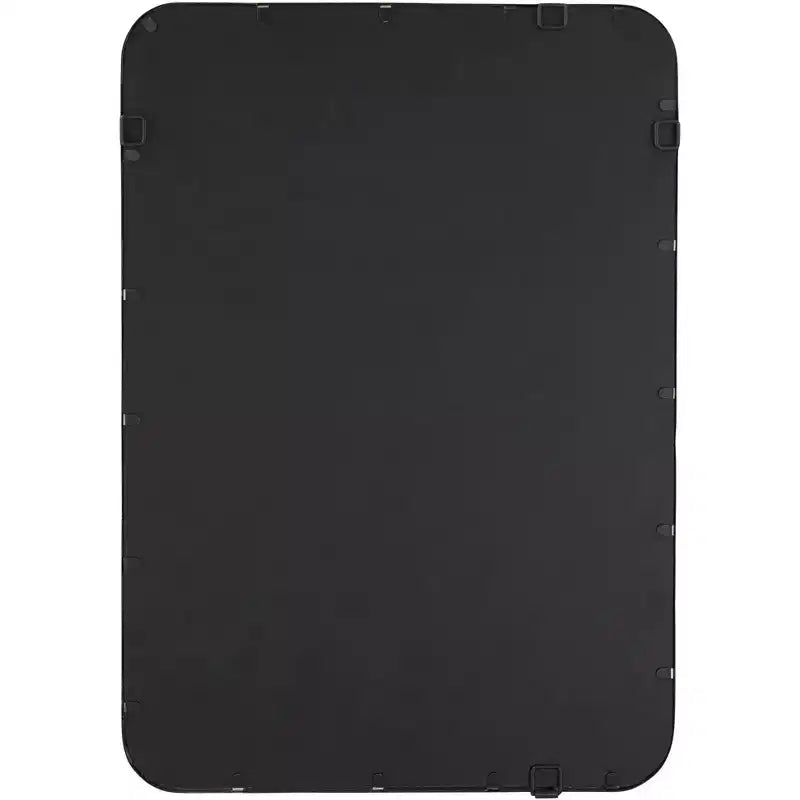 Lot de 2 miroirs rectangulaires à bords arrondis Soren Black 24 x 34