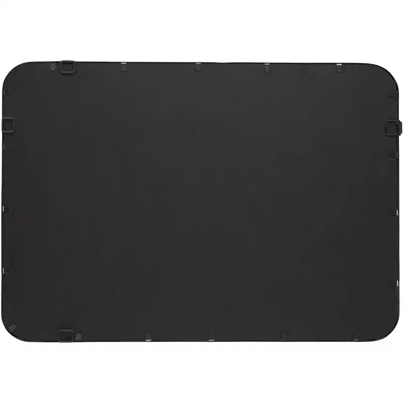 Lot de 2 miroirs rectangulaires à bords arrondis Soren Black 24 x 34