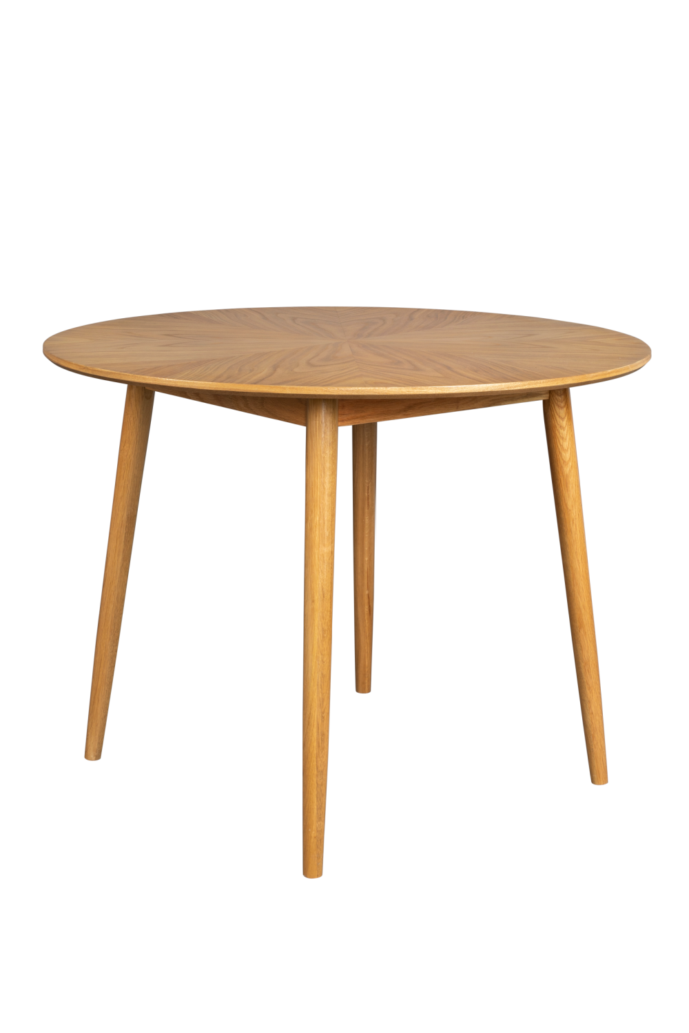 Table à manger ronde en bois naturel