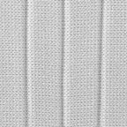 Lot de 2 chaises de salle à manger Anastasia en fer et tissu noir mat/gris clair