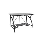 Table de bureau pliante multifonctionnelle, noire (lot de 2)