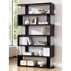 Étagère moderne Barnes de 75,5 po à six niveaux