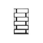 75.5" Barnes Six Shelf Modern Bookshelf - Baxton Studio