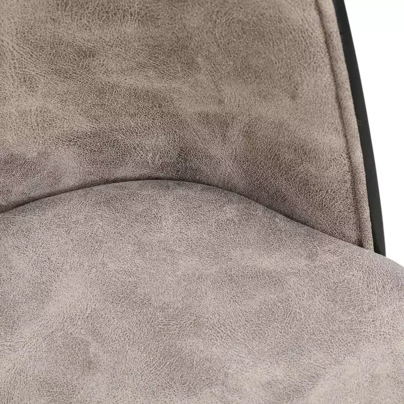 Lot de 4 chaises de salle à manger modernes avec assise en cuir PU, velours ou daim et piètement en acier blanc