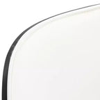 Lot de 4 chaises de salle à manger modernes avec assise en cuir PU, velours ou daim et piètement en acier blanc