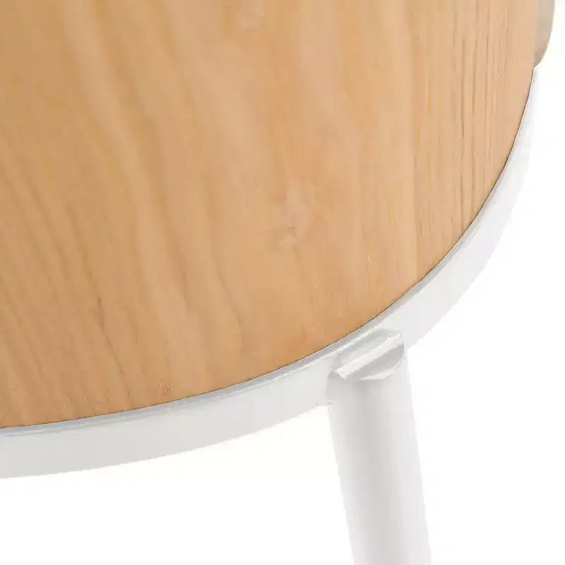 Lot de 4 chaises de salle à manger modernes avec assise en cuir PU, velours ou daim et piètement en acier blanc