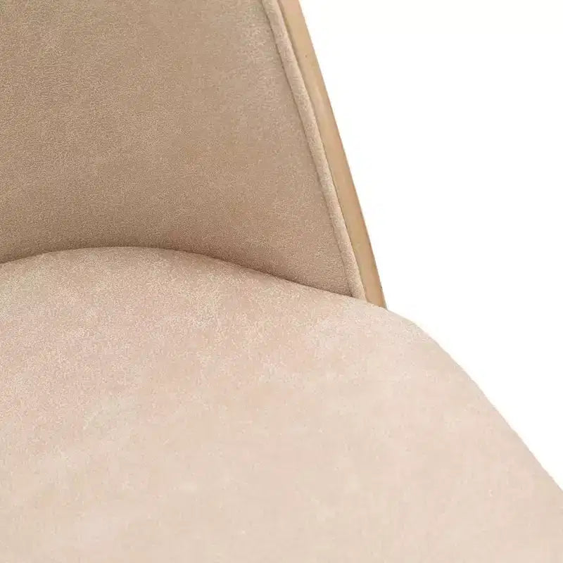 Lot de 4 chaises de salle à manger modernes avec assise en cuir PU, velours ou daim et piètement en acier blanc