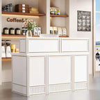 Comptoir d'accueil avec guichet