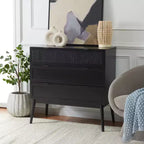 Commode Baisley à 3 tiroirs en rotin