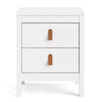 Tvilum, Madrid 2 Drawer Nightstand, White
