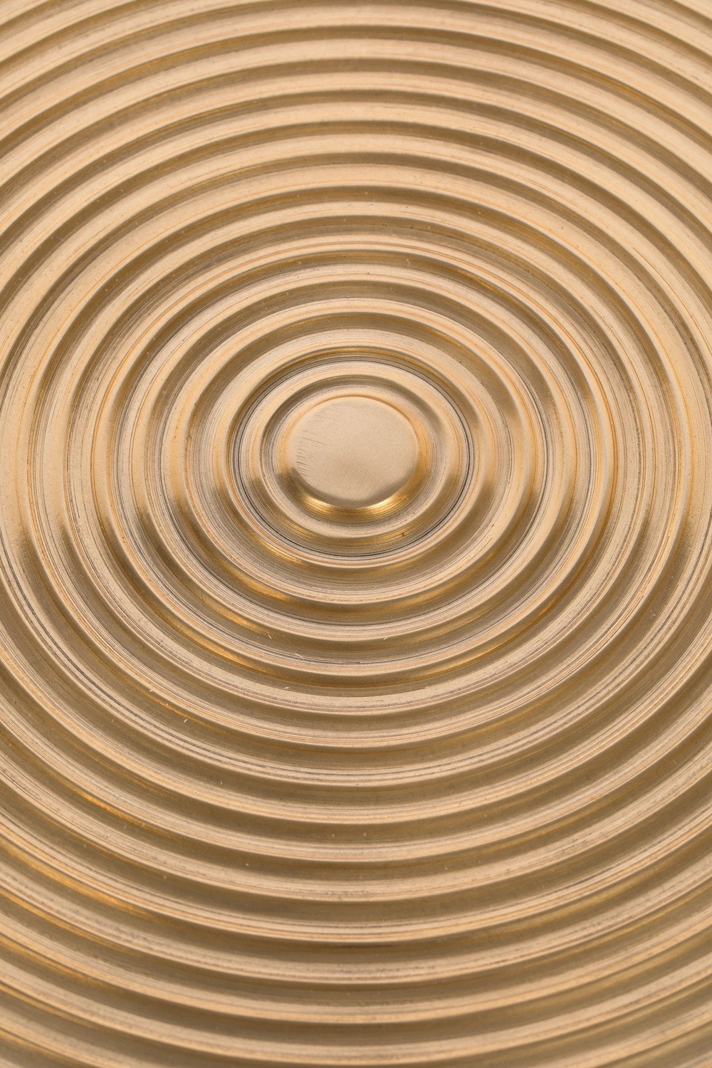 Table à manger ronde dorée
