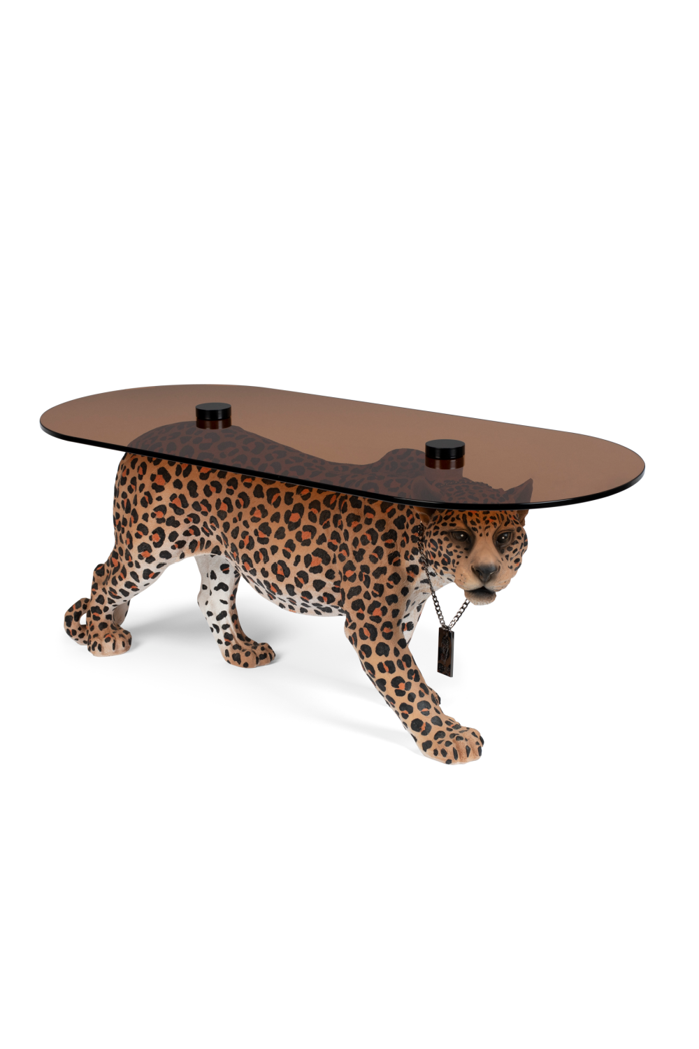 Table basse Panthère tachetée