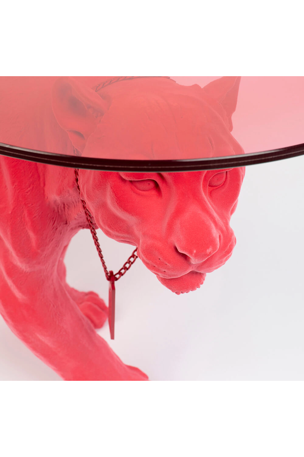 Table basse sculpture panthère