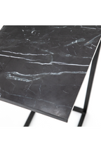 Table d'appoint avec plateau en marbre
