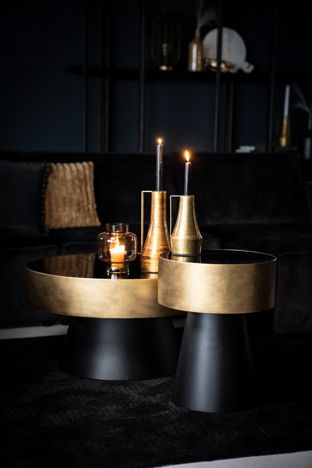 Table basse ronde contemporaine