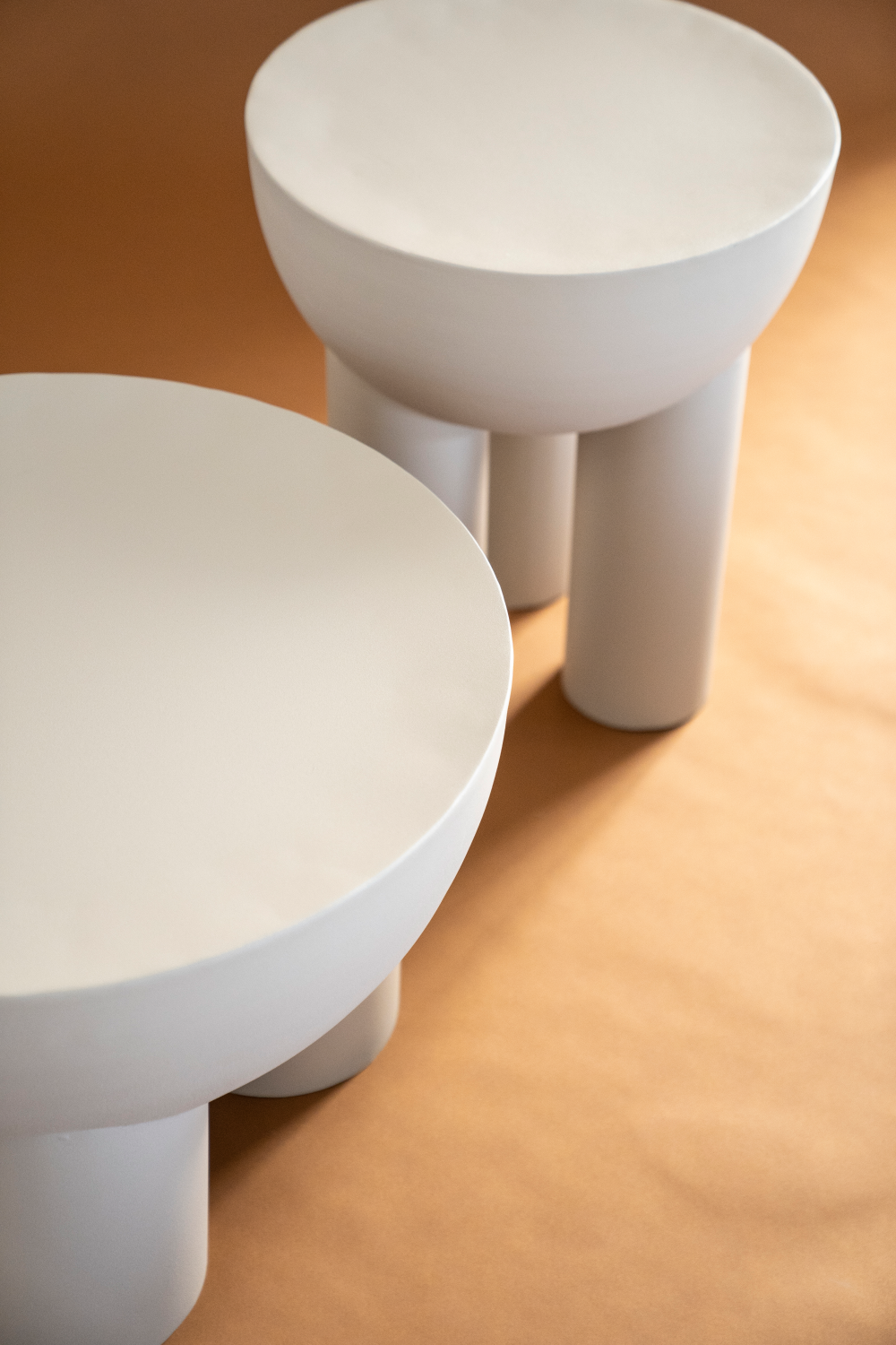 Table basse ronde laquée