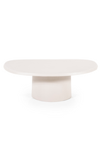 Table basse en aluminium blanc