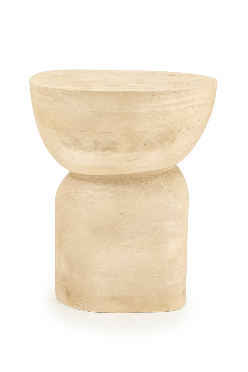 Table d'appoint en bois aux formes organiques