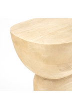 Table d'appoint en bois aux formes organiques