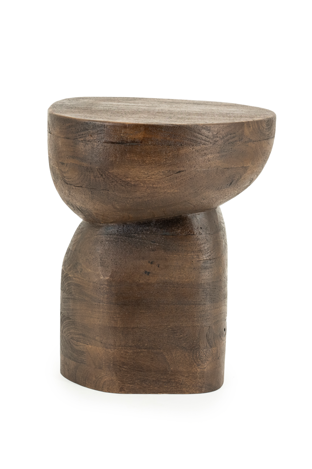 Table d'appoint en bois aux formes organiques