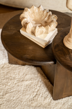 Table basse ronde en bois S