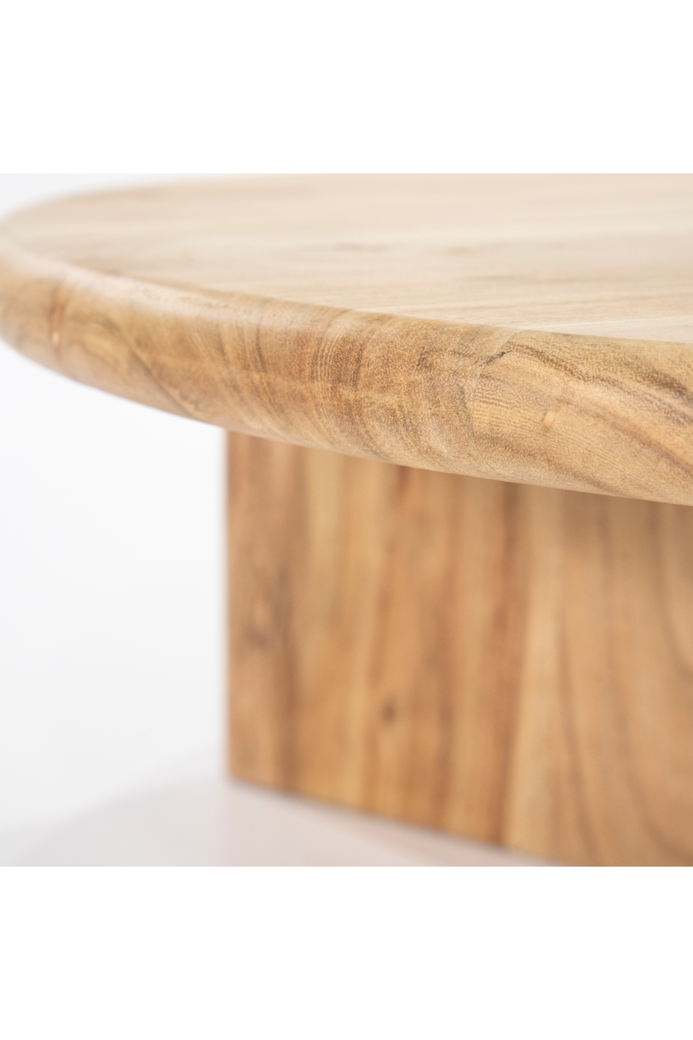 Table Basse Ronde en Bois L