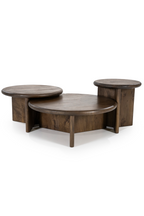 Table Basse Ronde en Bois L