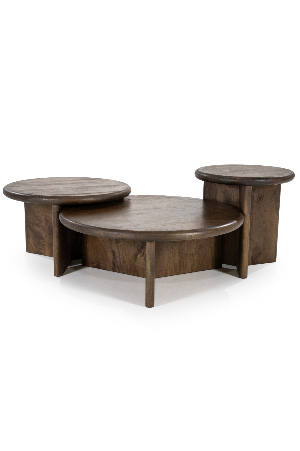 Table Basse Ronde en Bois L