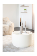 Table basse ronde en fer