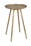 Table d'appoint en laiton antique