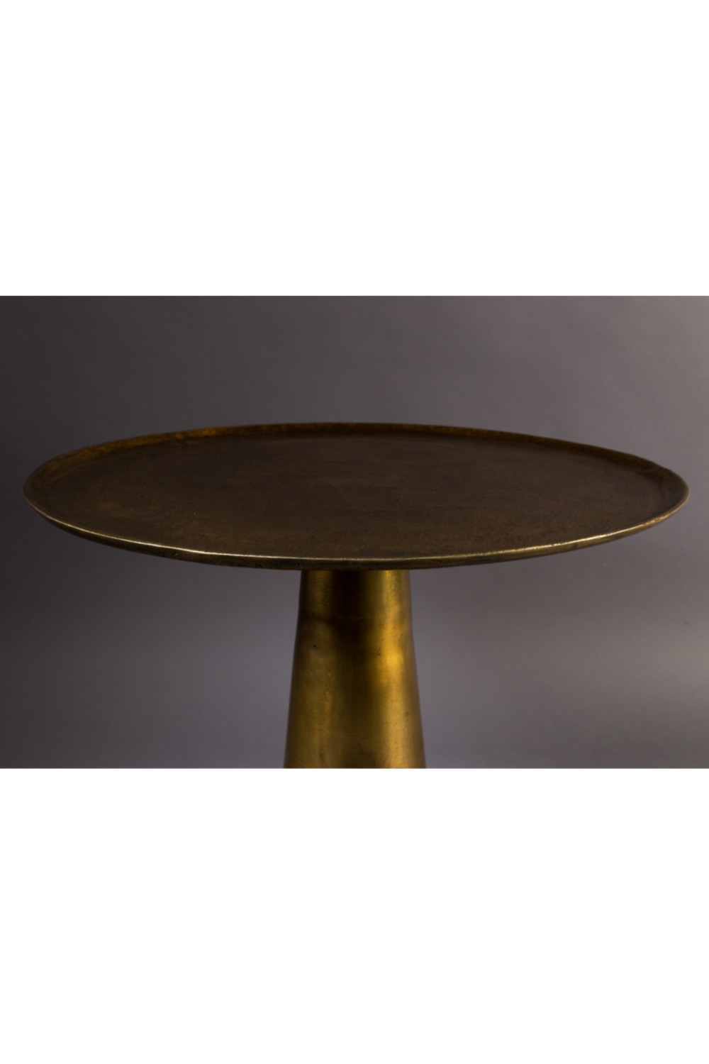 Table d'appoint ronde à piédestal