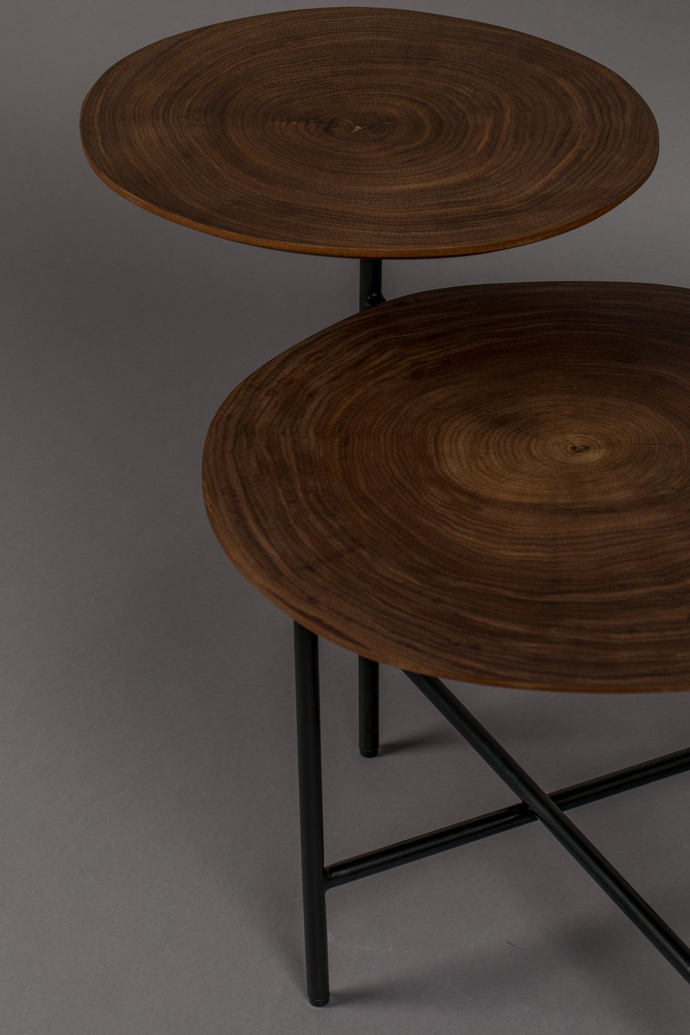 Table gigogne en noyer