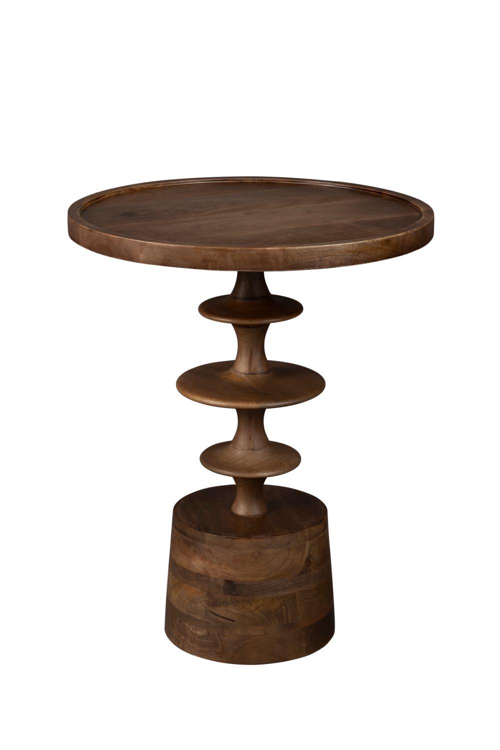 Table d'appoint ronde en bois
