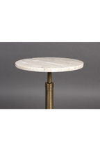 Table d'appoint piédestal doré