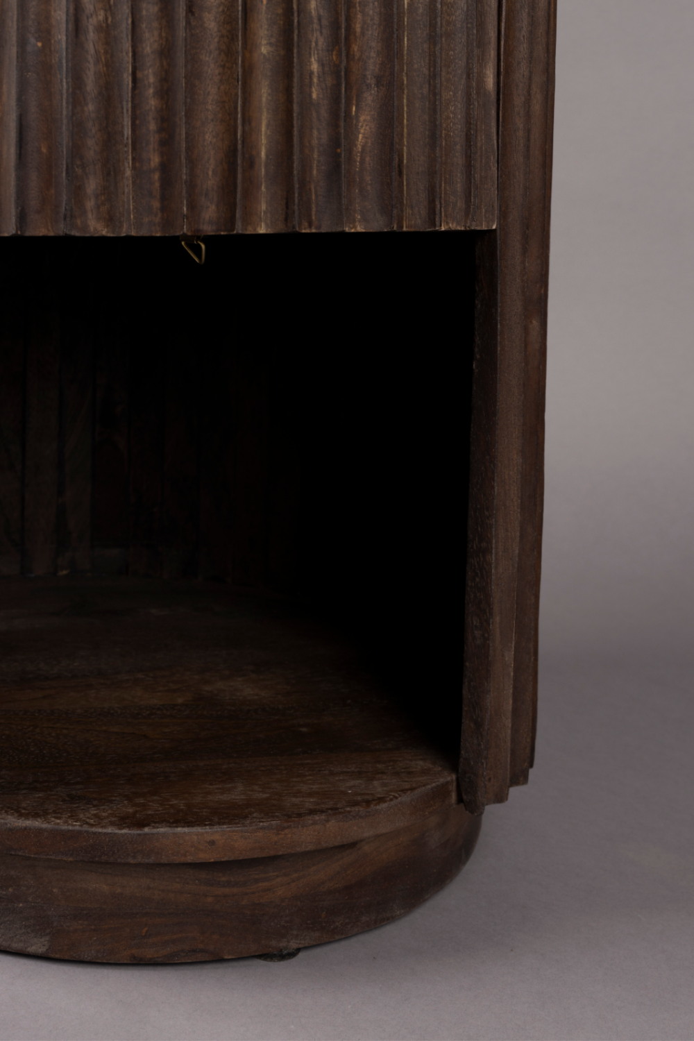 Table d'appoint ronde en travertin