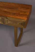 Console avec tiroir sculpté