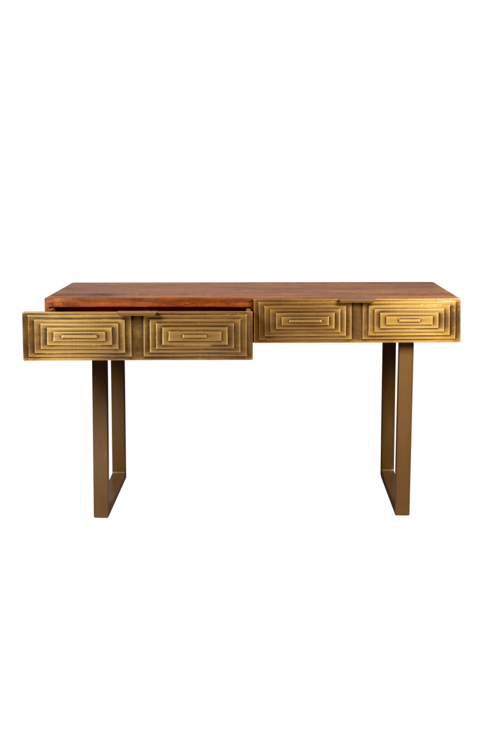 Console avec tiroir sculpté