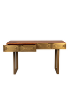 Console avec tiroir sculpté